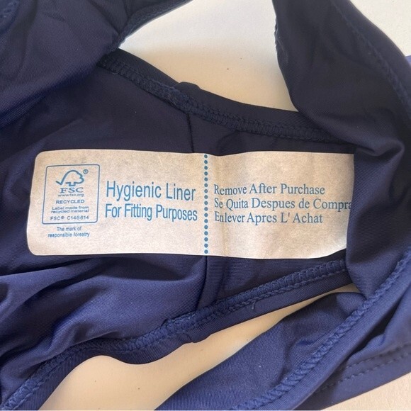 Andie Swim The Cheeky Bikini Bottom Navy Size XS‎ NWT - Picture 6 of 8